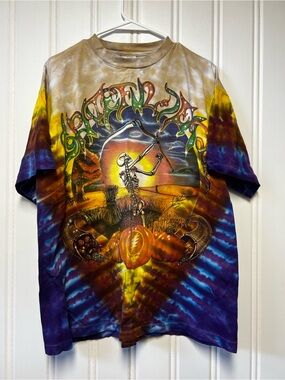 VTG 1994 Grateful Dead Harvester Fall Tour Shirt NFA Tag XL Tie Dye Vintage